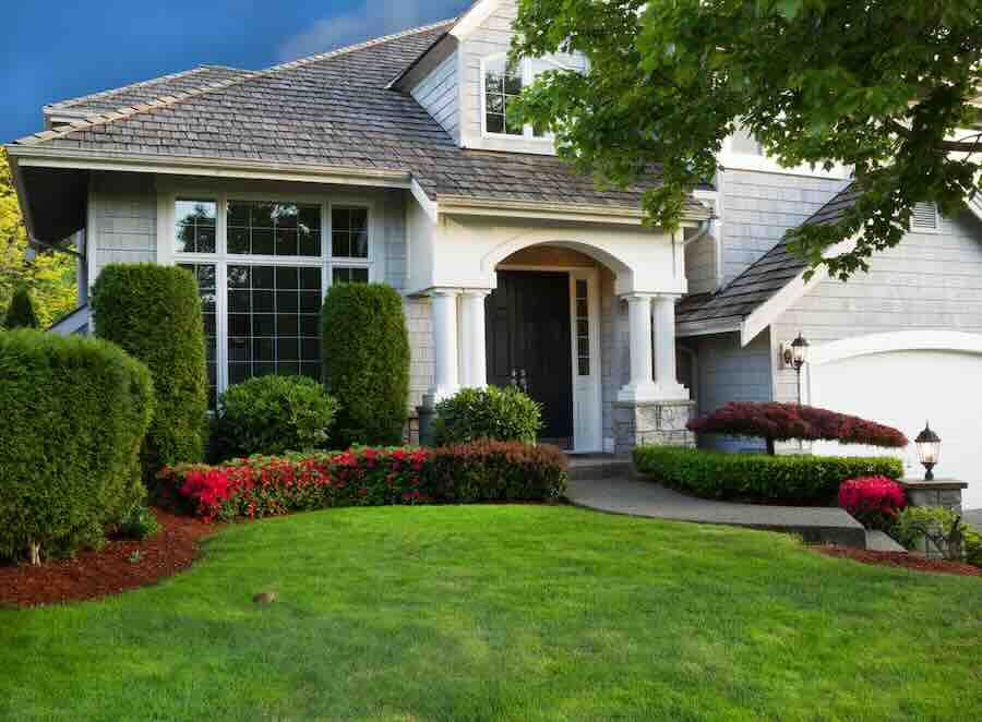 Charming house with landscaped front yard